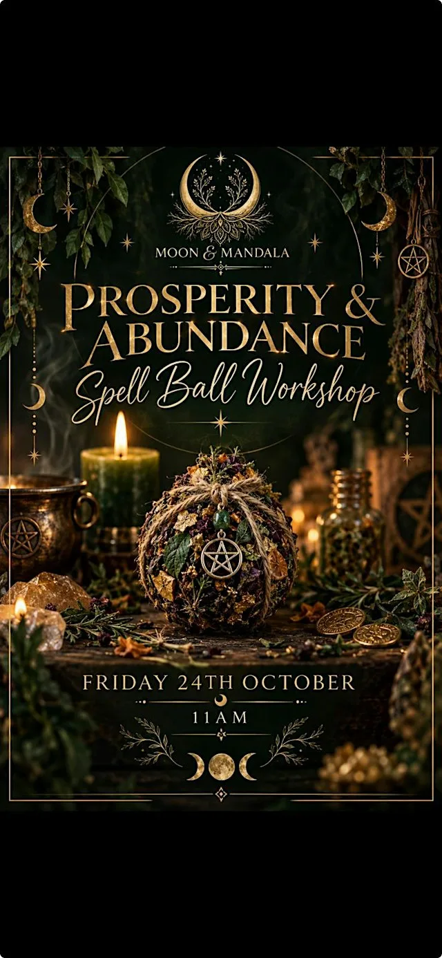 Prosperity spell ball workshop