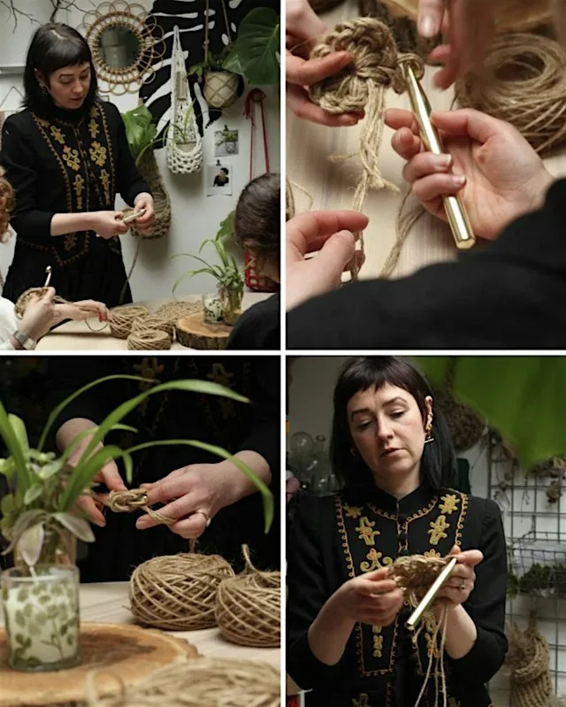 Crochet Plant Hanger Workshop - September 26th at Coburg House Art Studios