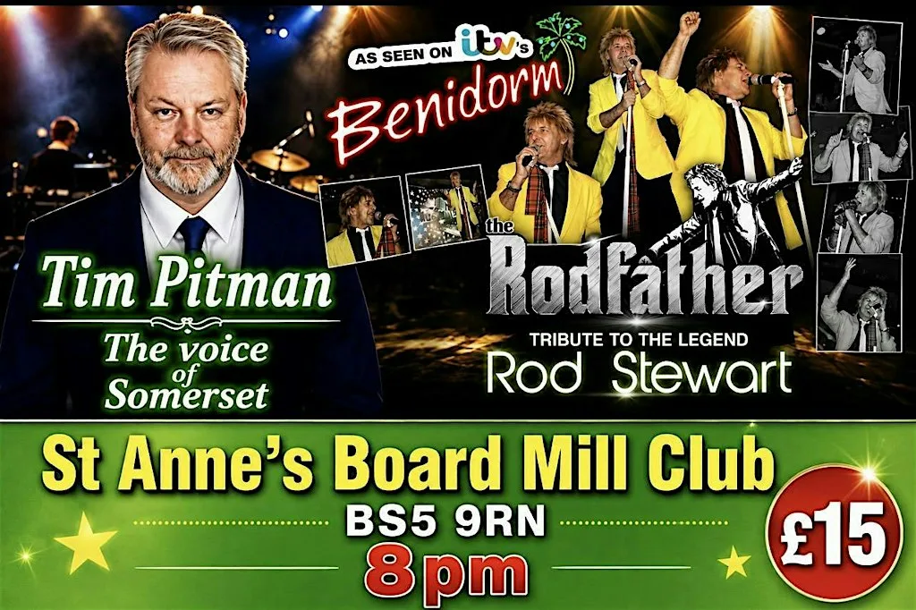 Benidorm’s Rod Stewart Tribute & The Voice Tim Pitman at St Anne's Board Mill Social Club