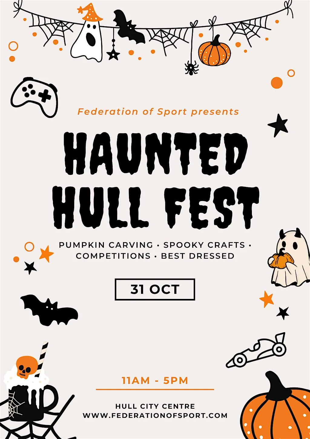 Haunted Hull Festival at Federation of Sport at Federation of Sport