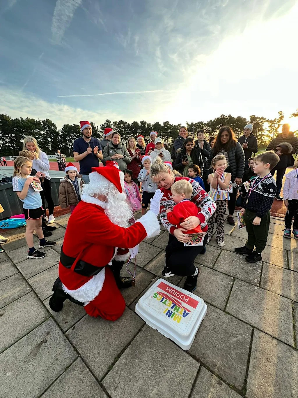 Mini Athletics Fun Run With Santa