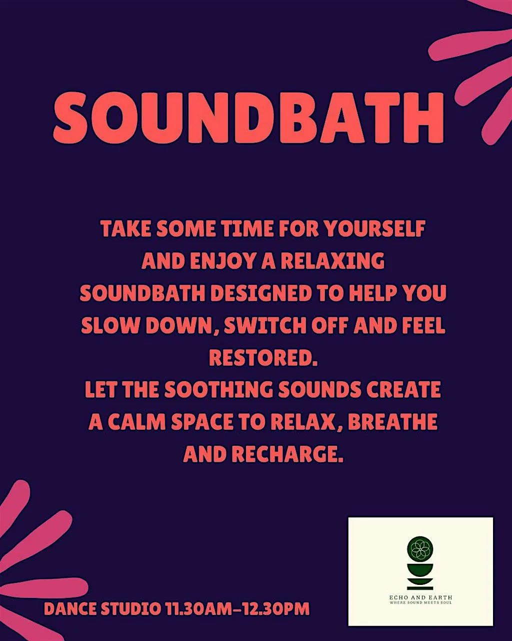 Sound Bath X Sarah's Star at Linskill Centre