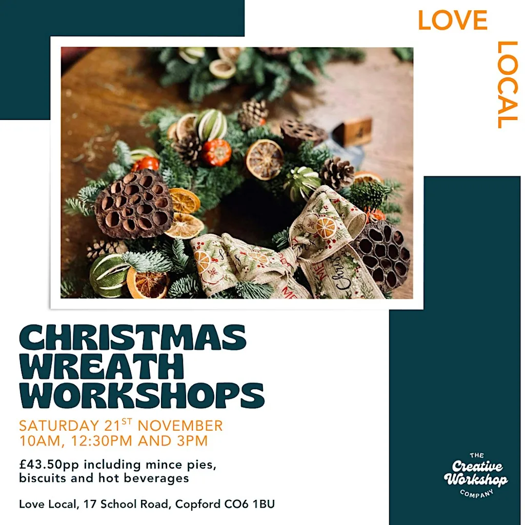 Christmas Wreath Workshop at Love Local