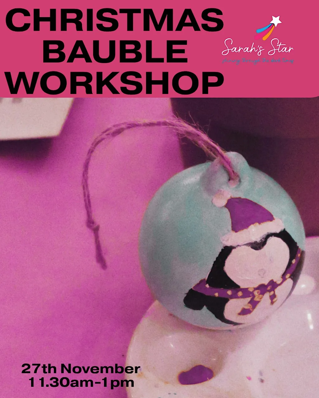 Bauble Workshop Christmas Fun With Sarah's Star