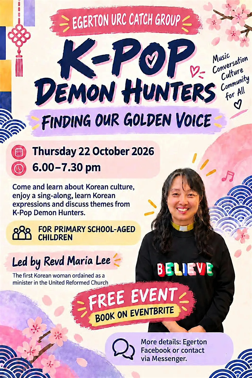 K-Pop Demon Hunters, organised by Egerton URC CATCH Croup at Egerton URC Church