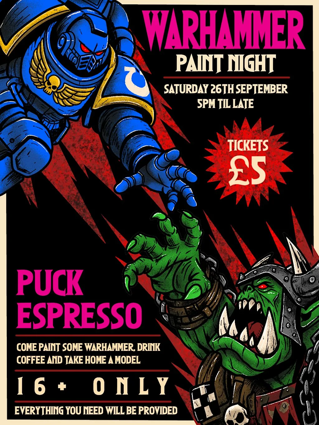 Puck Paint Party
