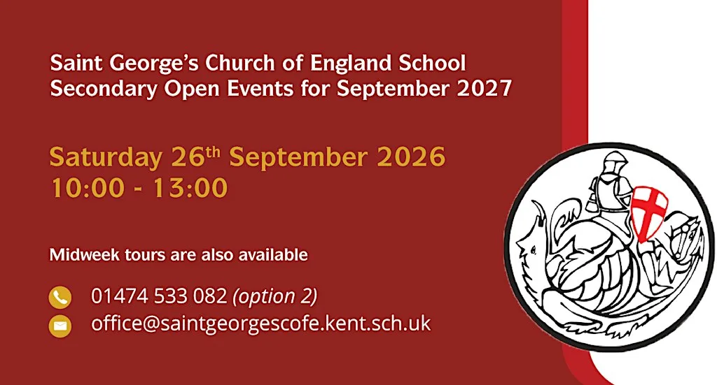 Saint George's CofE Secondary School Open Day at Saint George's Church of England School