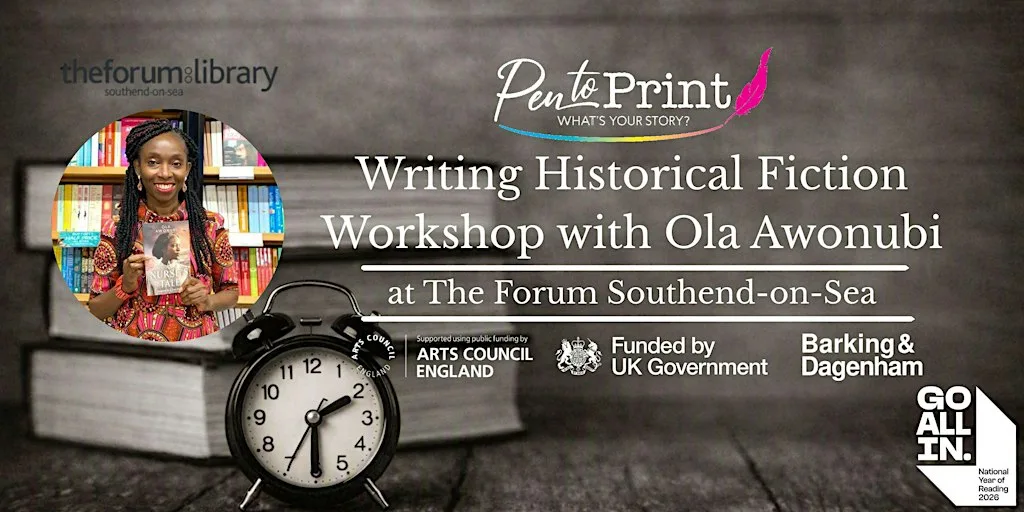 Pen to Print: Writing Historical Fiction Workshop with Ola Awonubi