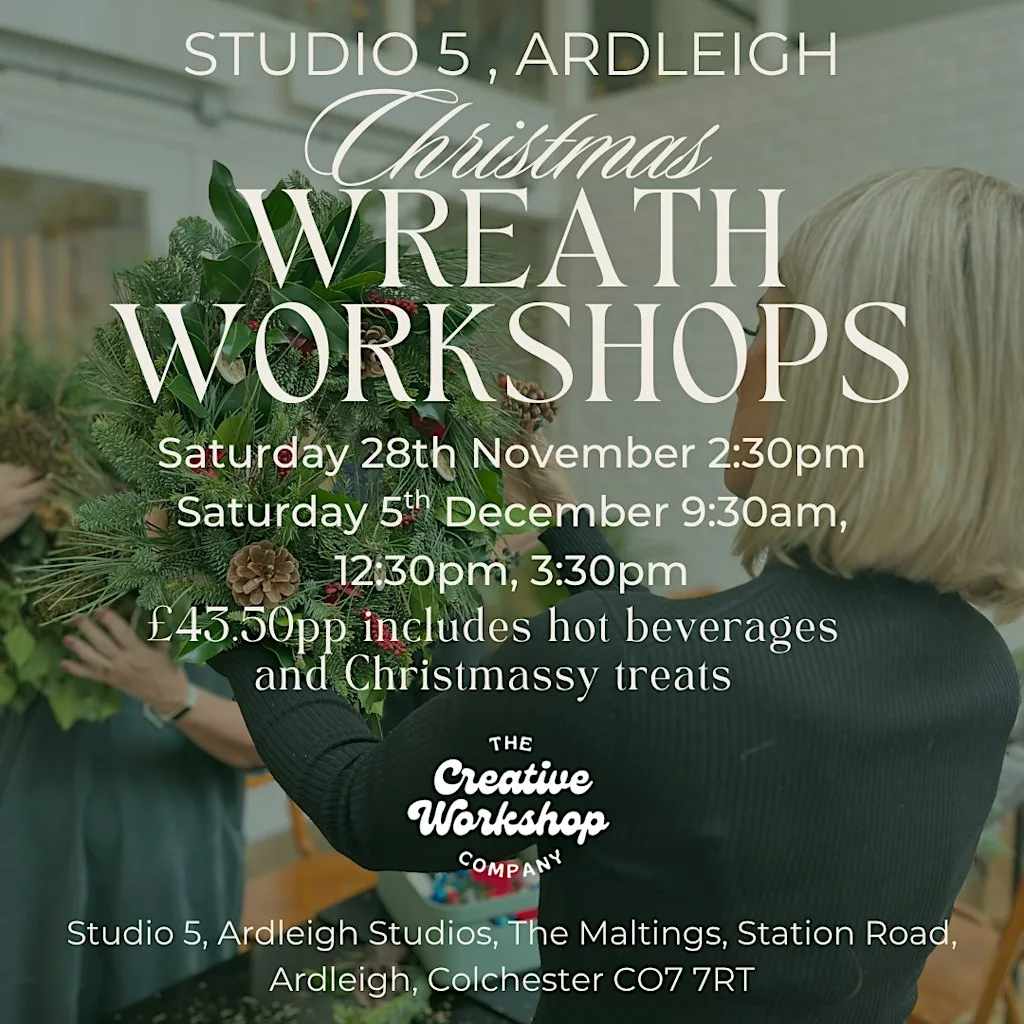 Christmas Wreath Workshop at Studio 5