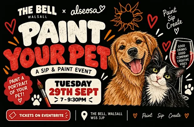 Sip & Paint: Paint Your Pet at The Bell