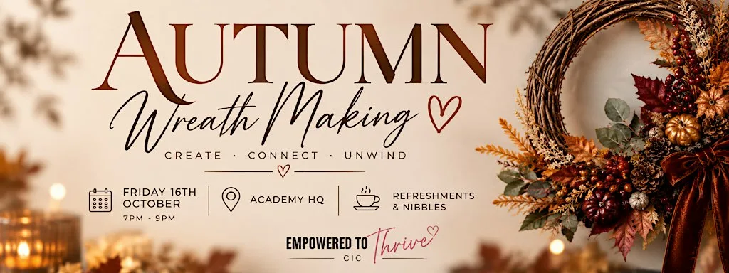 Your Perfect Autumn Night Out ✨ Autumn Wreath Making Evening