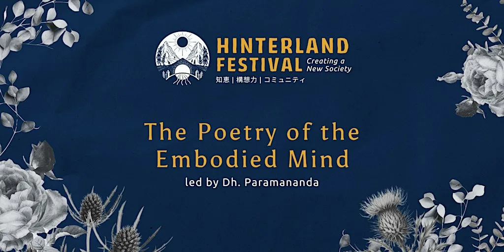 The Poetry of the Embodied Mind at Manchester Buddhist Centre