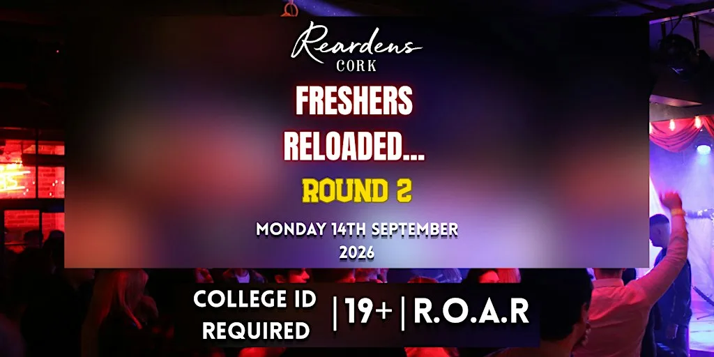 Reardens - Monday 14th September - Freshers Reloaded, Round 2! at Rearden's Bar