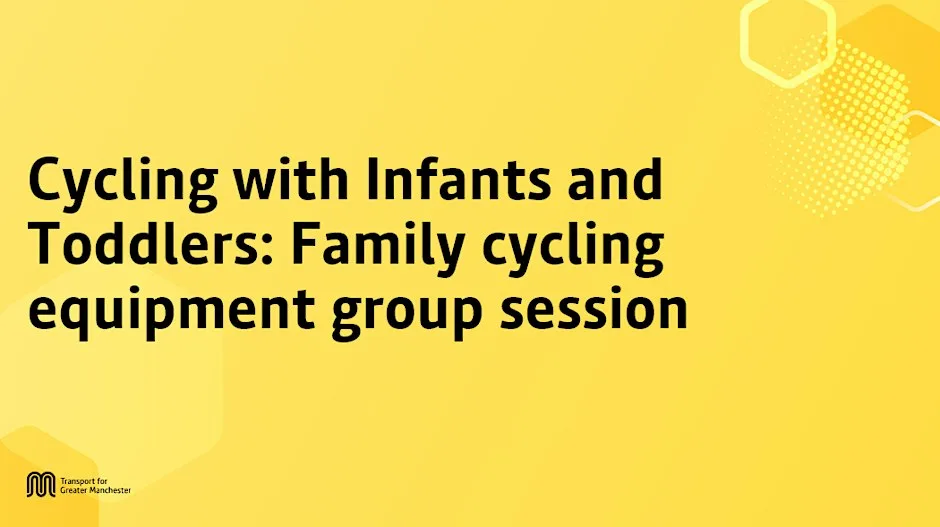 Cycling with Infants and Toddlers: Family cycling equipment group session at Station South Cycle Cafe Levenshulme