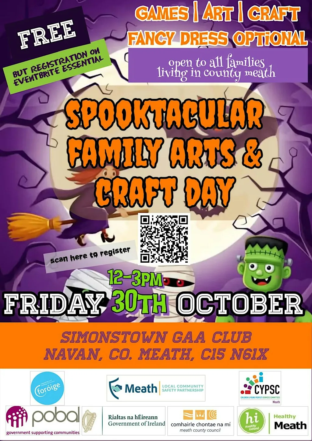 Spooktacular Family Arts & Craft Day
