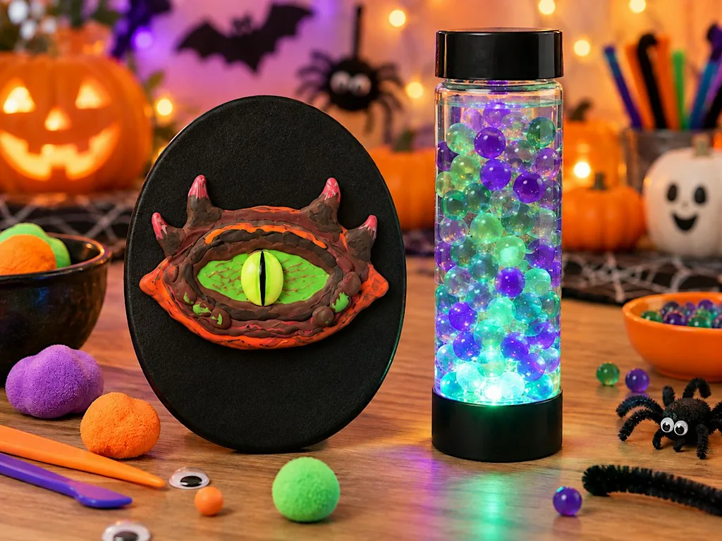 Halloween Monster Eye & Potion Light Workshop for Children – Rochford at St. Mark's Hall