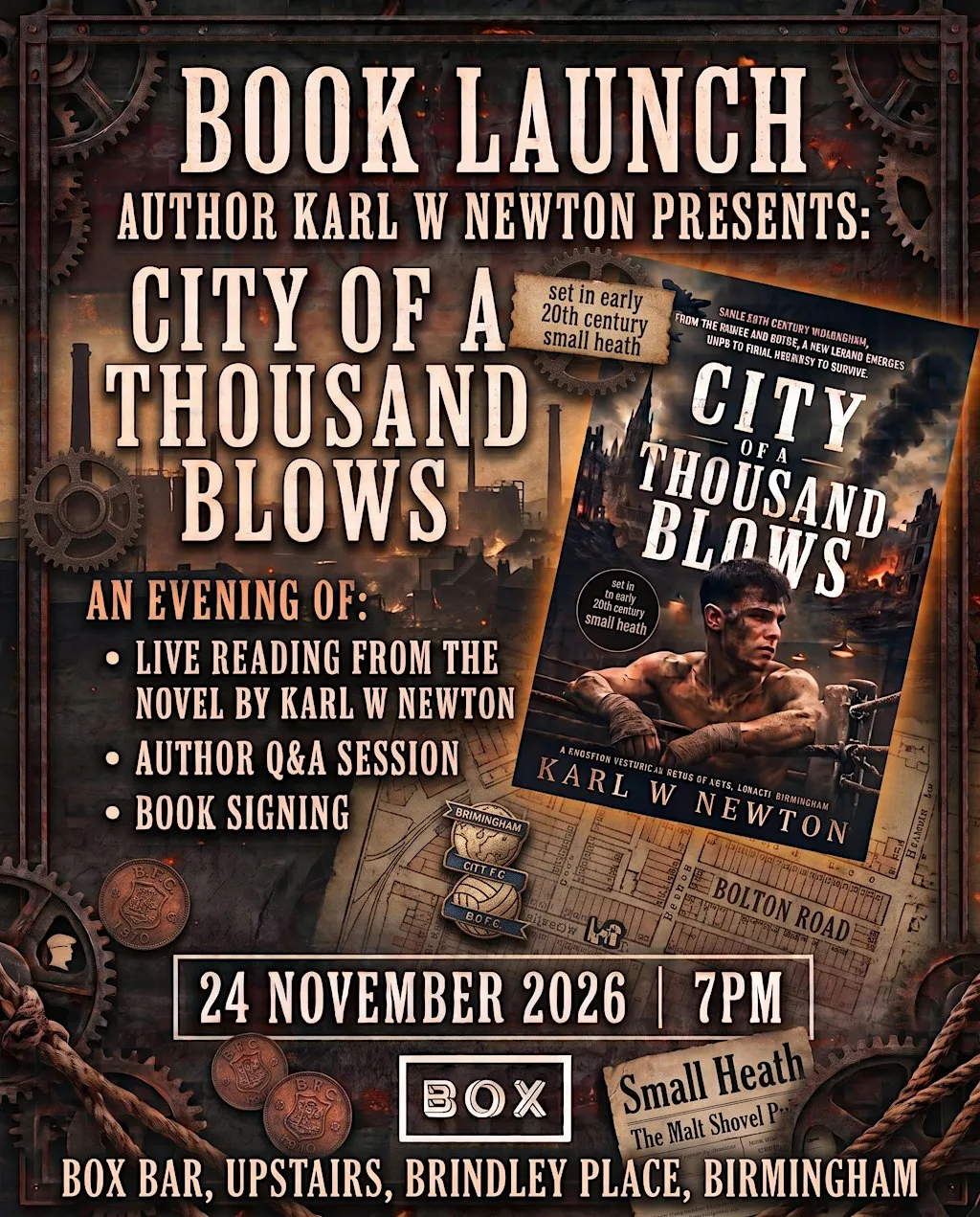 Book Launch - City of a Thousand Blows