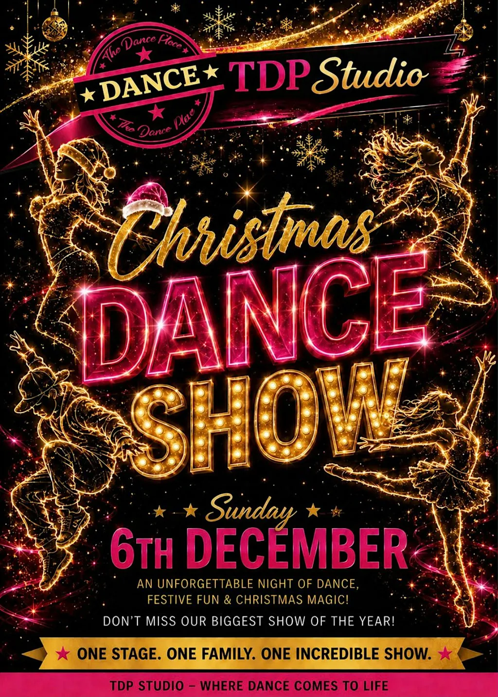 ✨ TDP STUDIO CHRISTMAS DANCE SHOW & MINI MARKET ✨