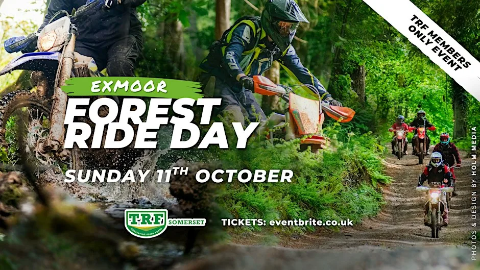 Somerset TRF - Forest Ride Day - Sunday 11th October 2026 at Parking Location North Field,Lydeard Saint Lawrence.