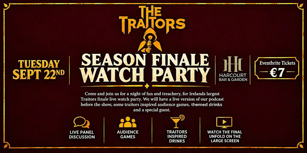 Traitors Ireland S2 Finale Watch Party