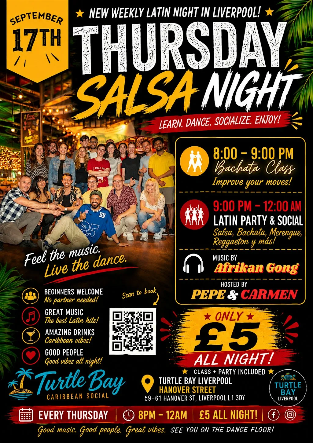 Liverpool Thursday Salsa Night