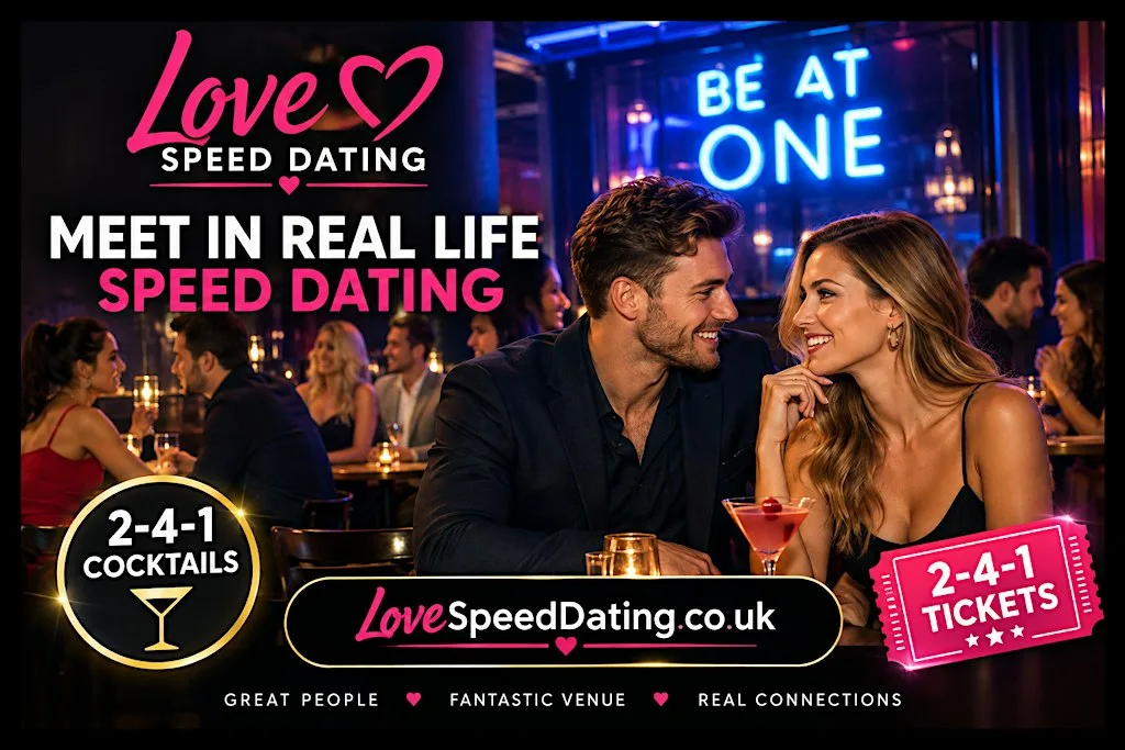 Birmingham Speed Dating Singles Night ages 21 to 39 at Be At One - Birmingham
