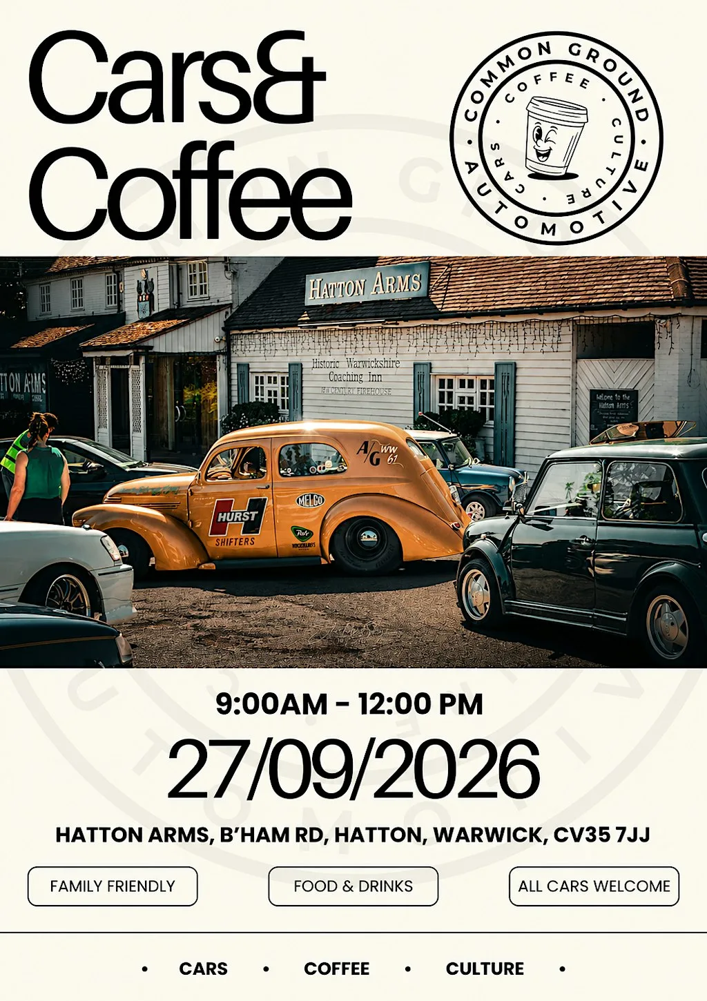 Cars & Coffee - Presented by Common Ground Automotive