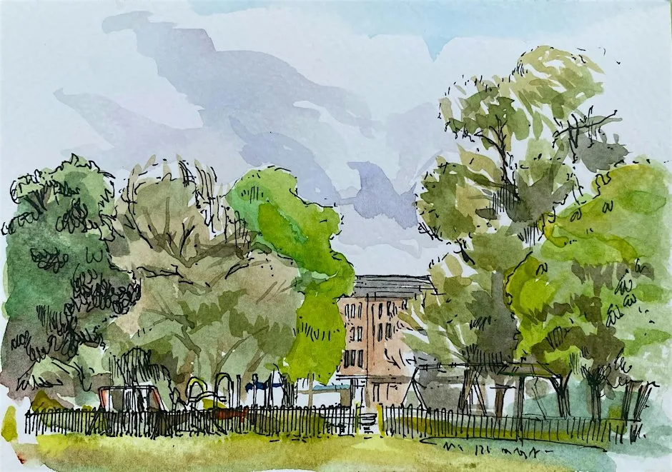 Urban Sketching Workshop (afternoon) at Harvie's Dyke