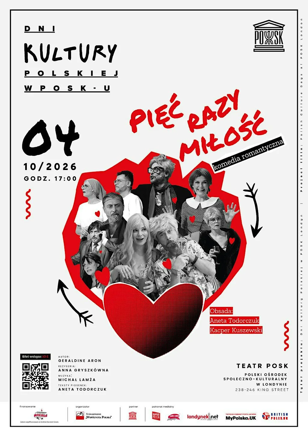 Pięć razy miłość at Polish Social and Cultural Association POSK