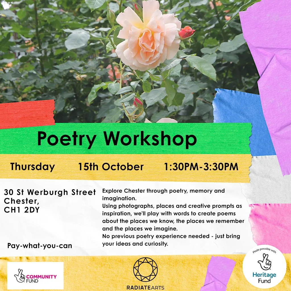 Poetry Workshop: Words & Place at 30 St Werburgh St