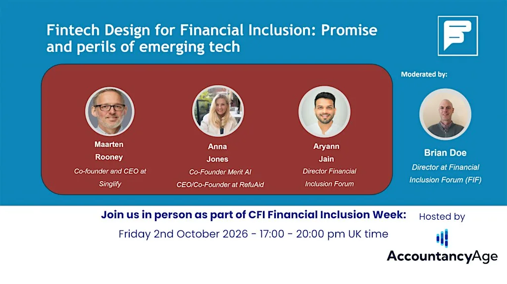 Fintech Design for Financial Inclusion: promise and perils of emerging tech