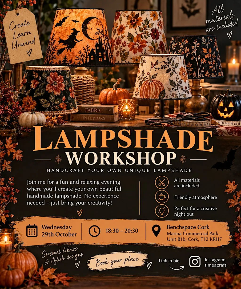 Lampshade workshop Halloween style