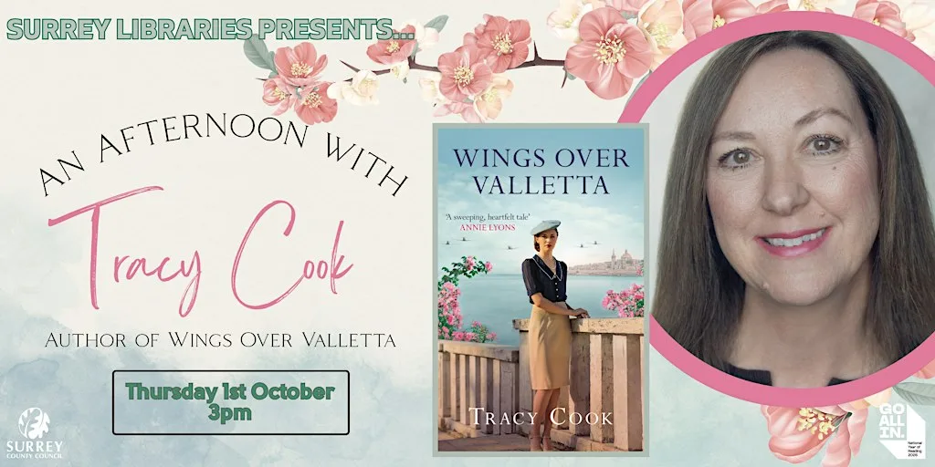 An Afternoon with Tracy Cook at Weybridge Library Hub and Room Hire