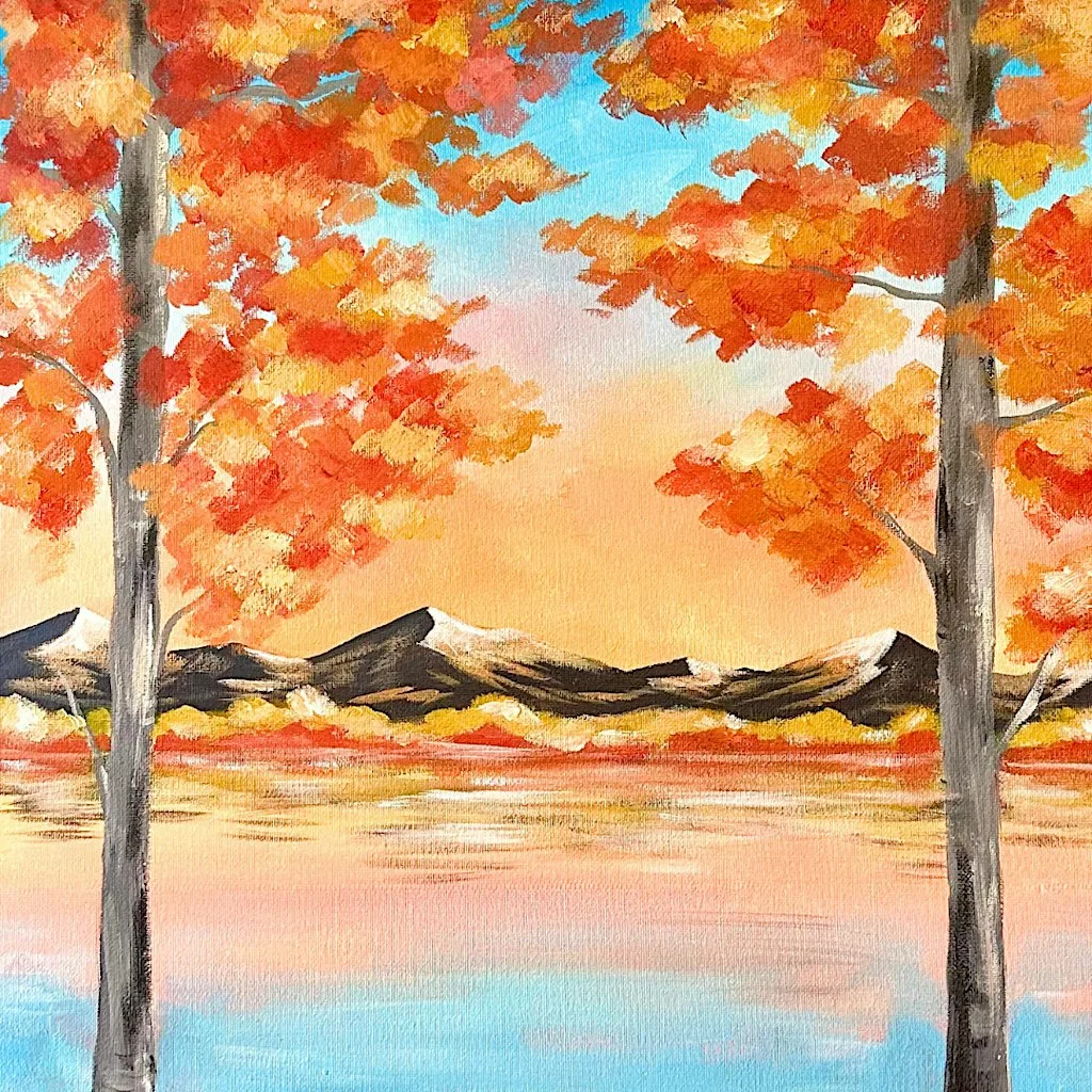Sip & Paint at the Tobacco Factory, Bristol - "Golden Hour" at Tobacco Factory