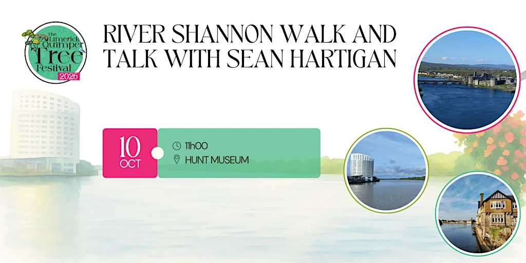 River Shannon Walk And Talk With Sean Hartigan - Limerick Quimper Tree Fest