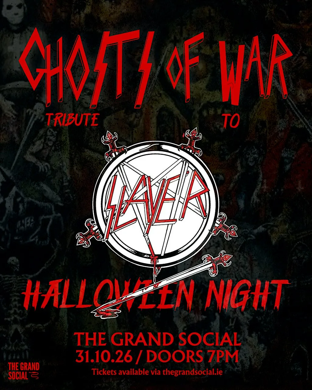 A SLAYER Halloween - Ghosts Of War Live at The Grand Social at The Grand Social