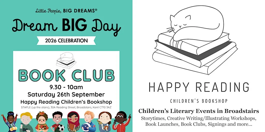 Book Club: Little People, BIG DREAMS Day 2026 (For ages 5 - 11) at Happy Reading Children's Bookshop