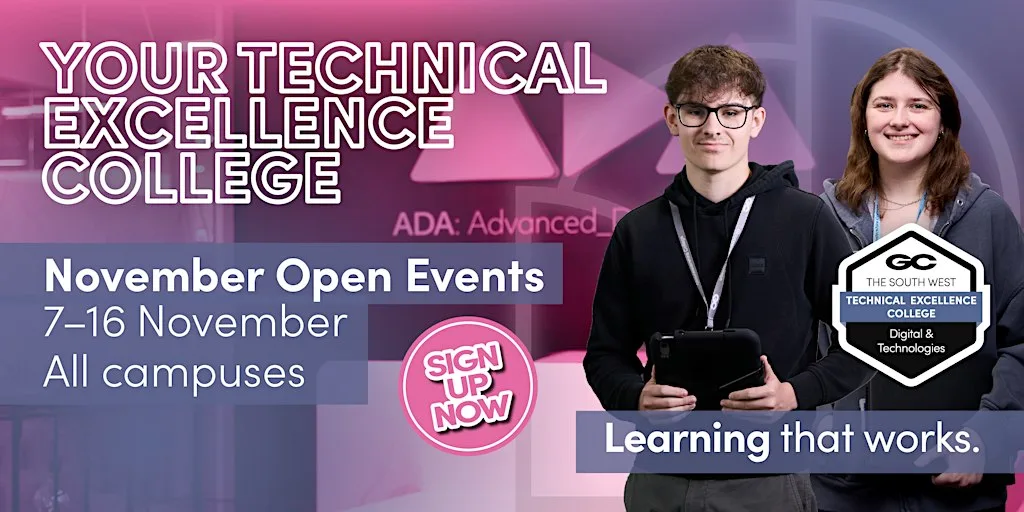 Gloucestershire College Open Events - November 2026 at Gloucestershire College