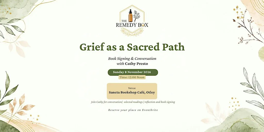 Grief as a Sacred Path – Book Signing & Conversation with Cathy Presto