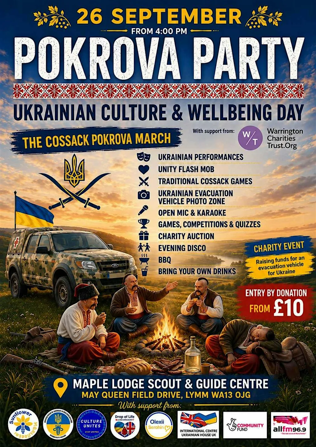 Pokrova Party 2026 – Ukrainian Culture & Wellbeing Day in Lymm