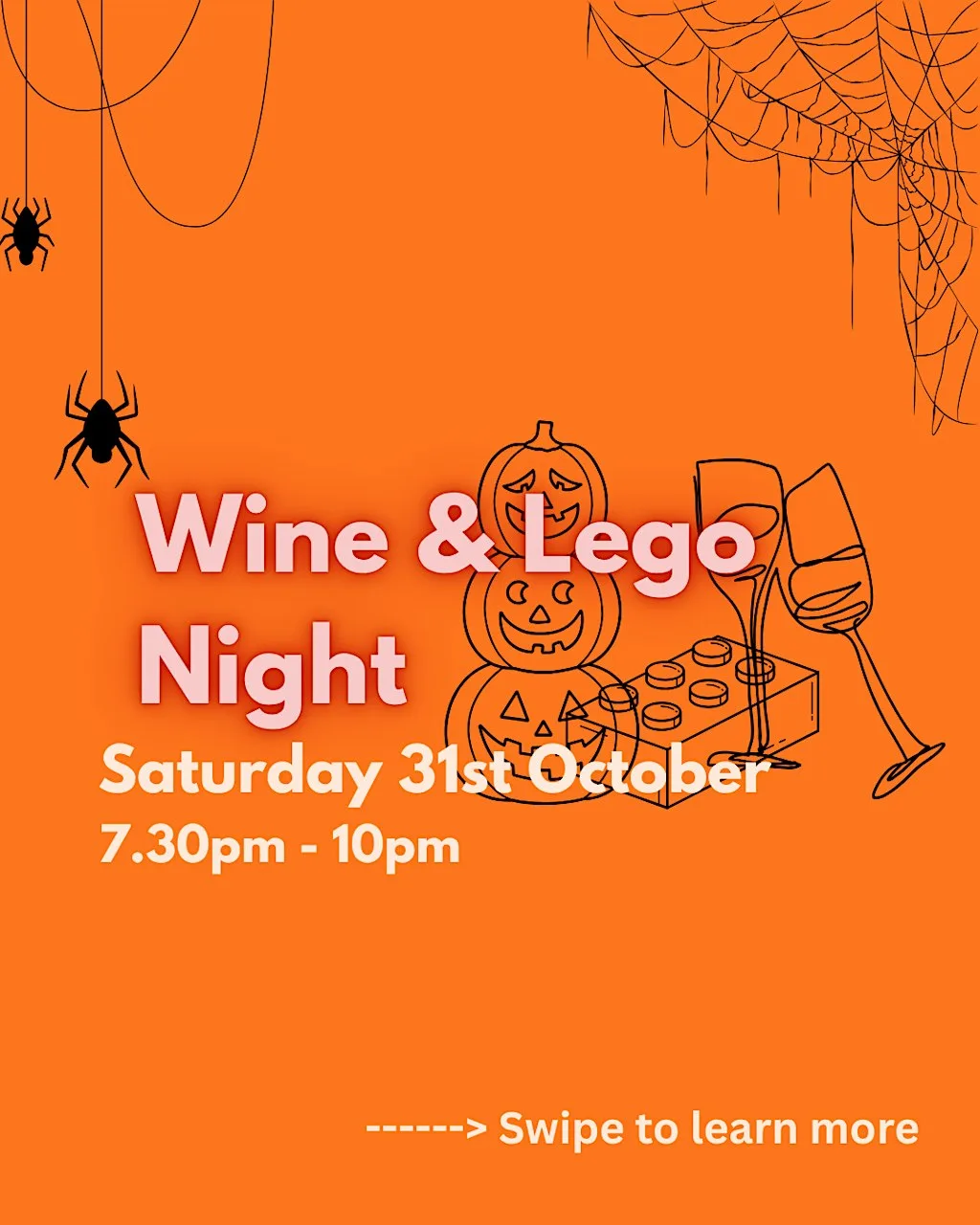 Wine & Lego Night Halloween Edition