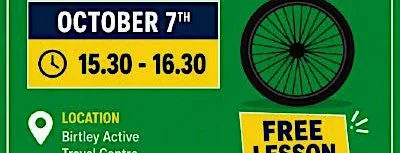 Birtley Active Travel Centre Free Learn to Ride Lesson