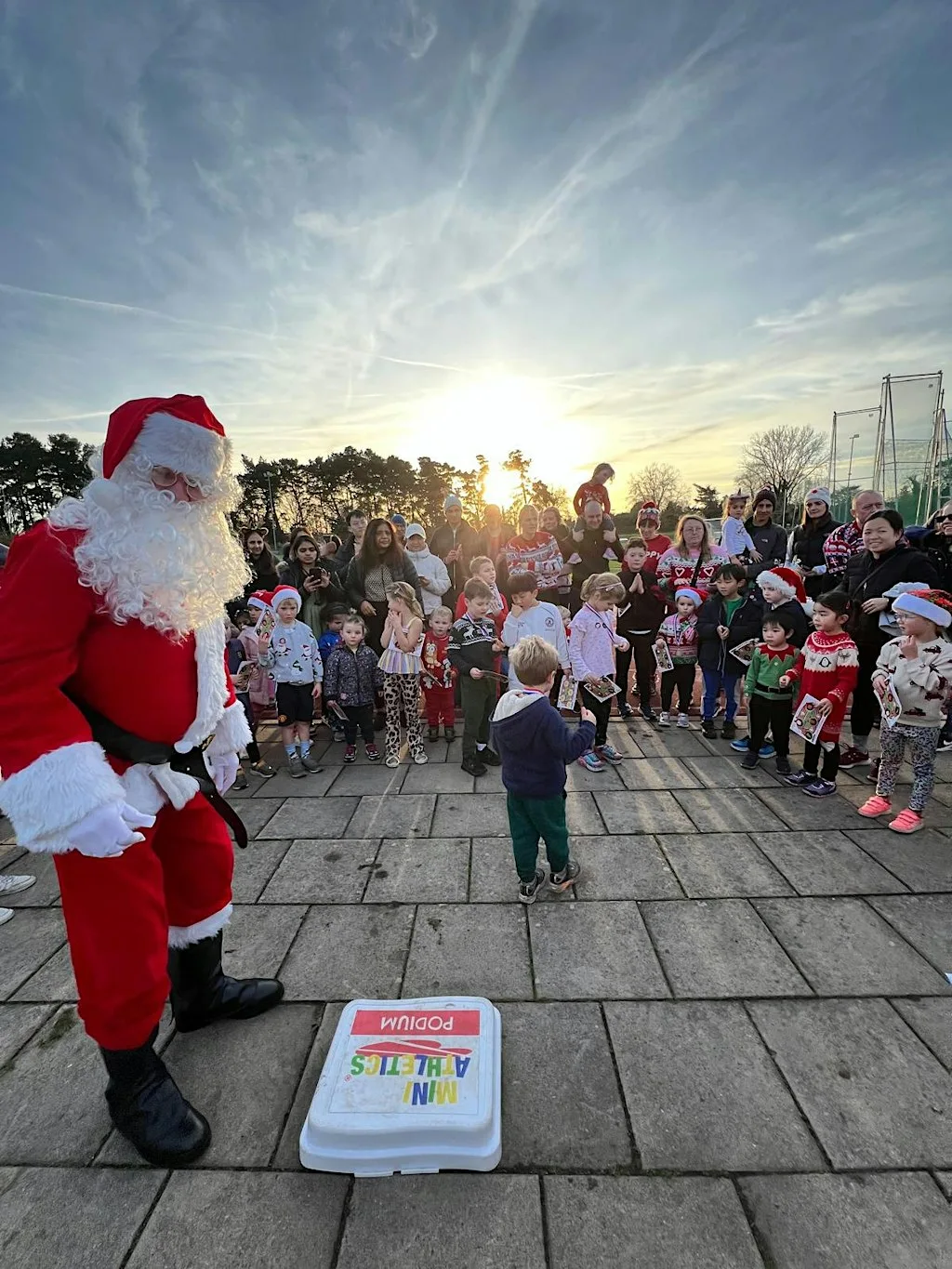 Mini Athletics Fun Run with Santa at Sportspark