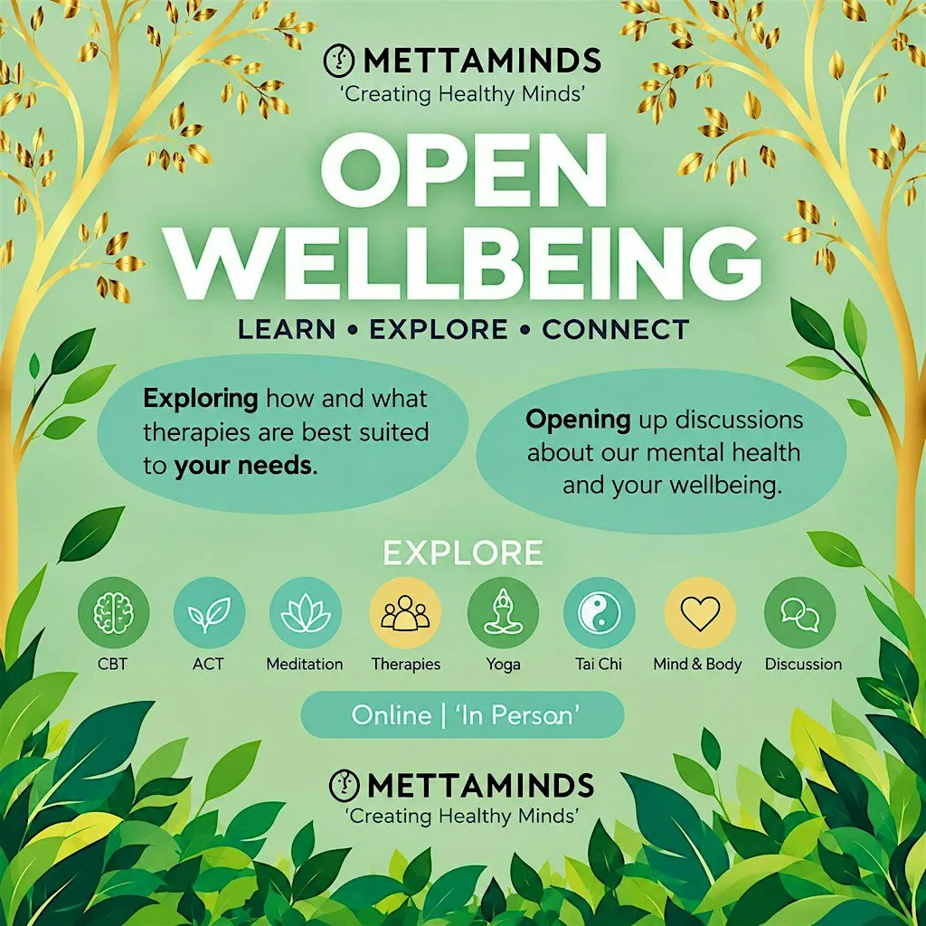 Open Wellbeing- Therapy sessions
