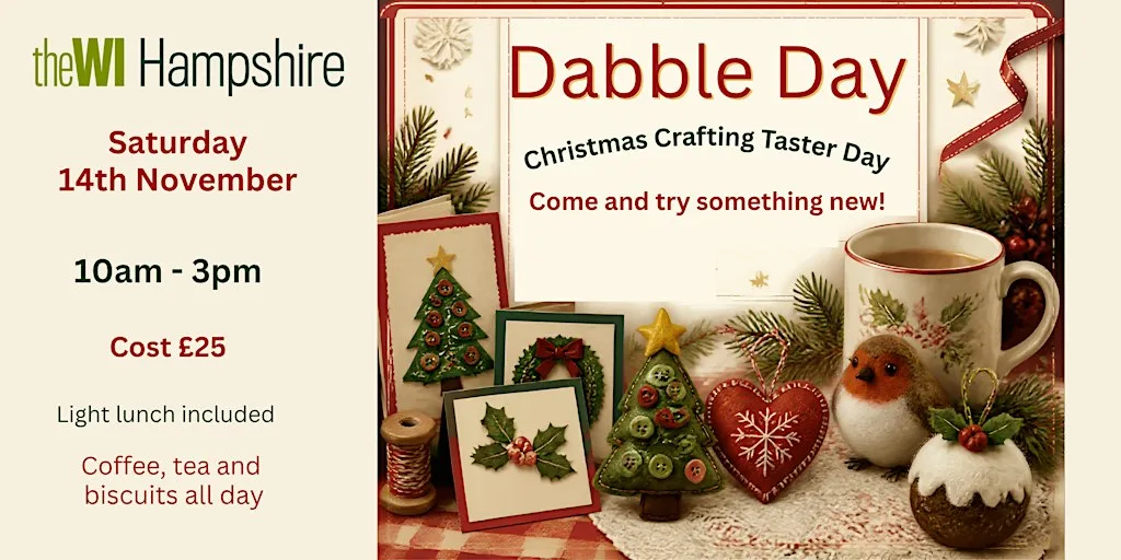 Christmas Craft Dabble Day at WI House