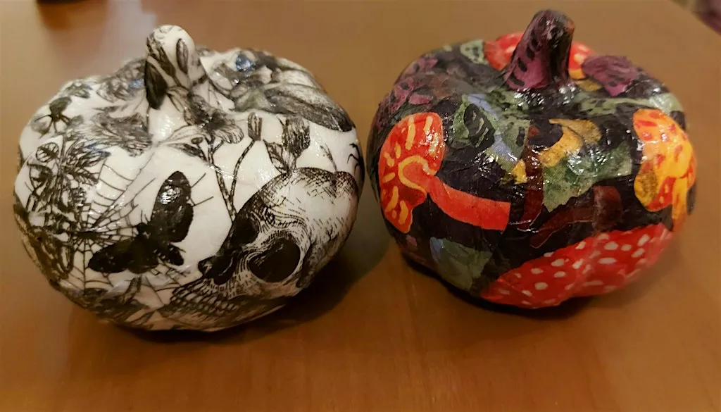 Decoupage a Pumpkin