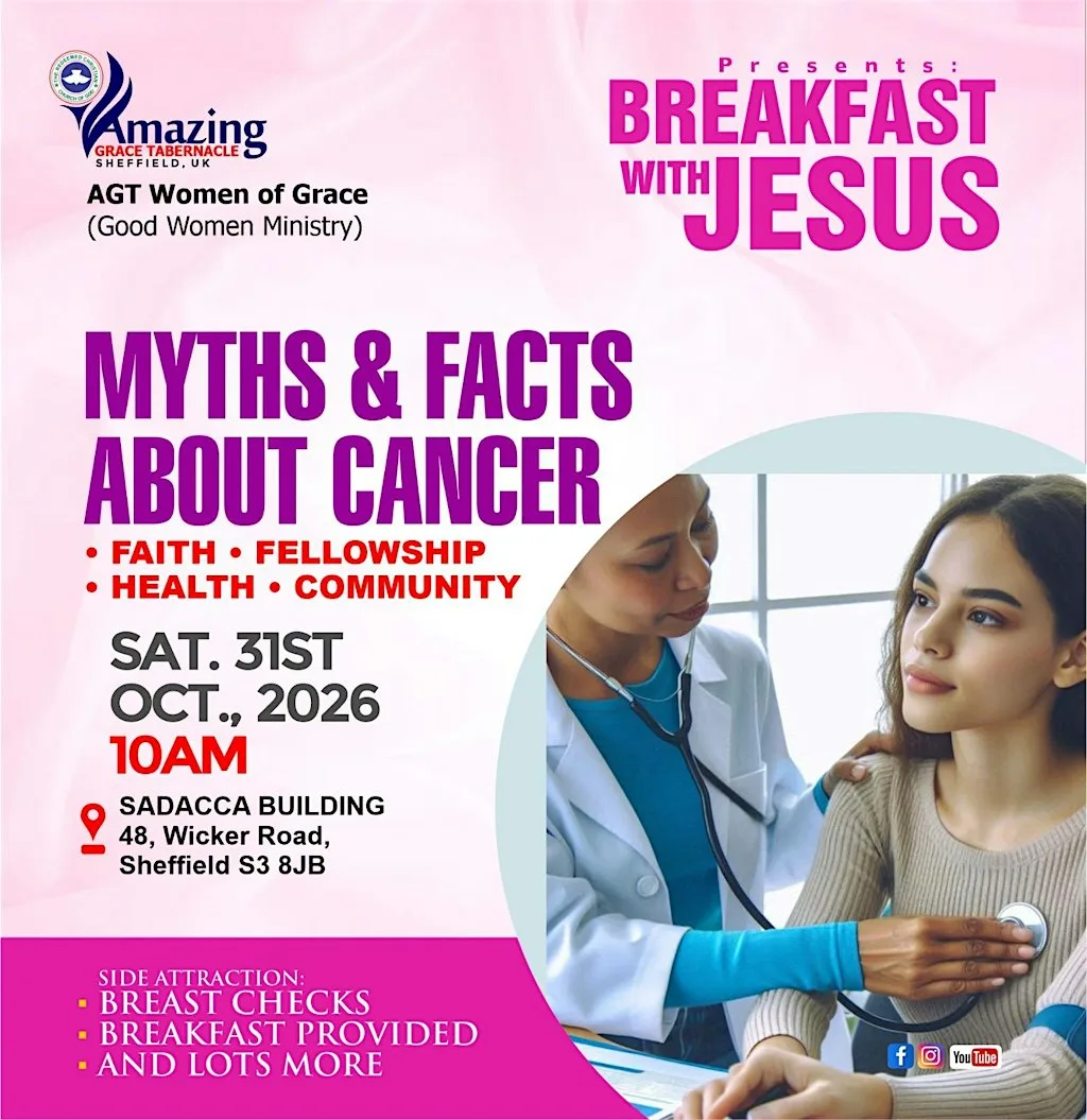 Breakfast with Jesus: Myths and facts about cancer