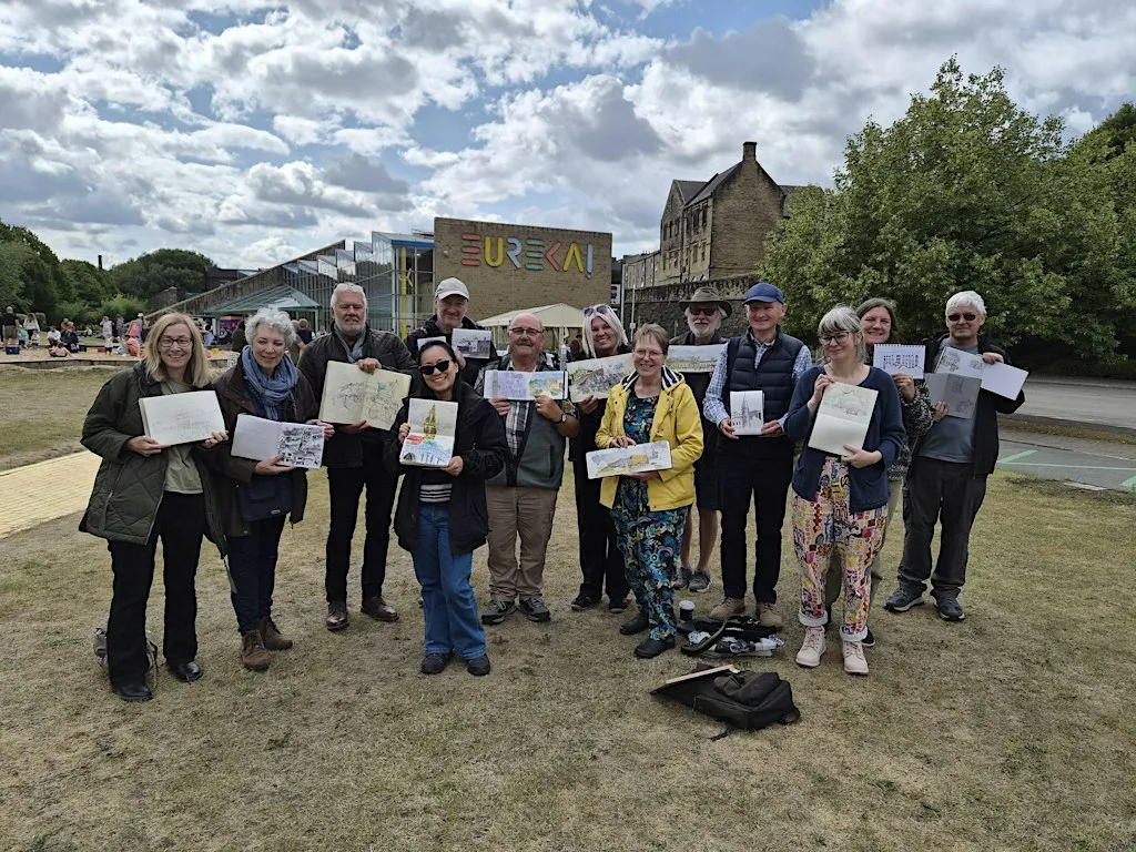 Halifax Urban Sketch Meet - October at Halifax Borough Market
