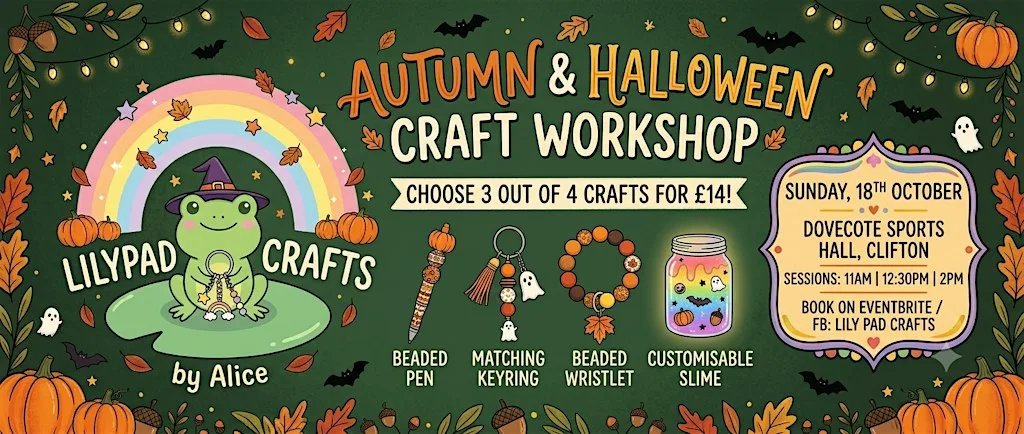 Autumn & Halloween Craft Workshop (Clifton) at Dovecote Primary School