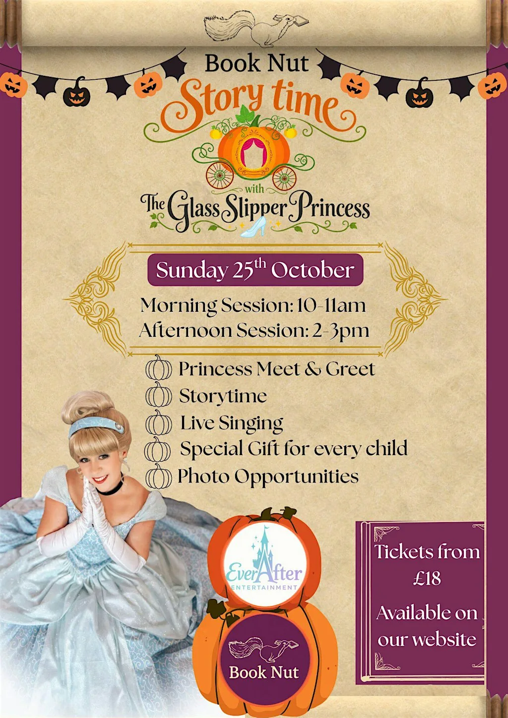 Fairytale Princess Storytime at The Book Nut